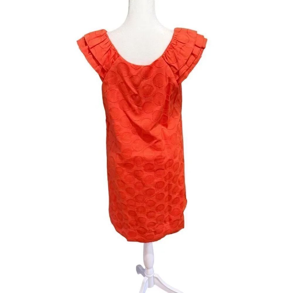 Rabbit Rabbit Rabbit Designs coral floral dress size 10 - Picture 2 of 4